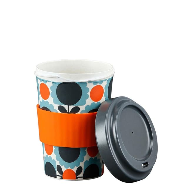 Orla Kiely Scallop Flower Sky Bamboo Travel Cup