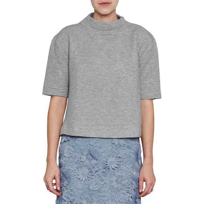 French Connection Grey Marin Ottoman T-Shirt