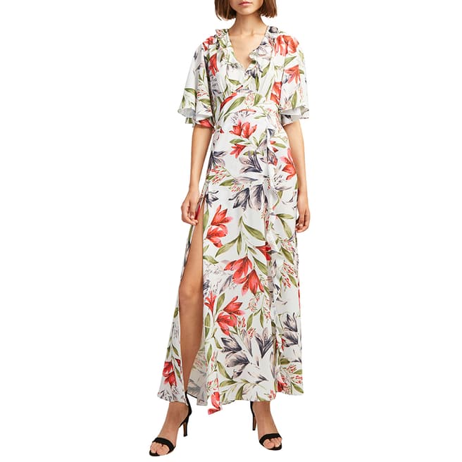French Connection Multi Cadencia Floral Maxi Dress