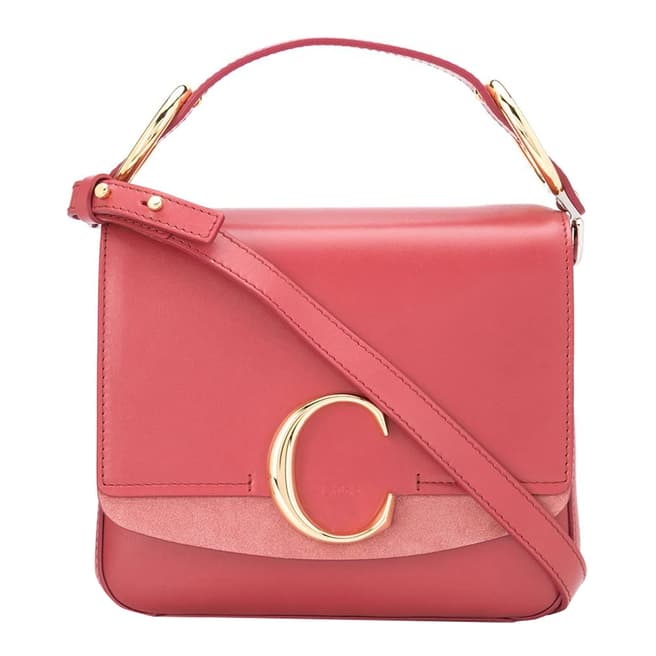 Chloe Scarlet Pink Chloe Small C Bag