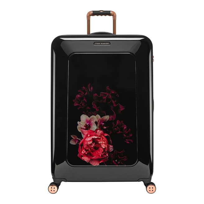 Ted Baker Splendour Black Large 4 Wheel Suitcase