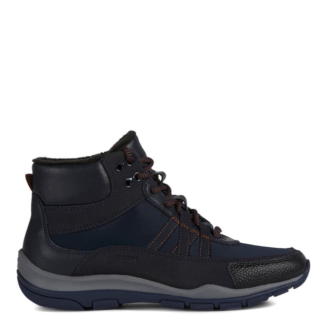 Geox Navy Kander Hiker Style Sneakers