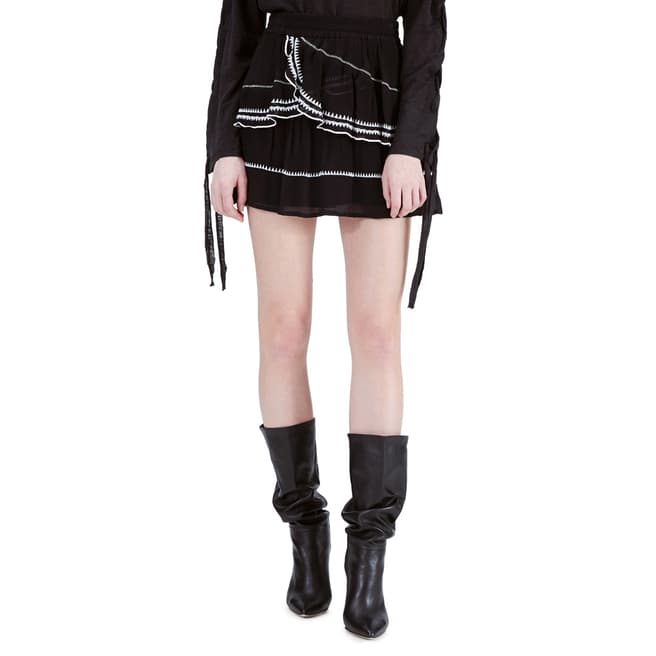 IRO Black Oviane Skirt