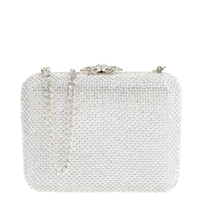 Carla Ferreri Silver Crossbody Bag/Clutch