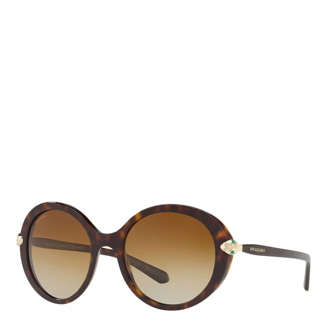 Bvlgari Women's Brown Bvlgari Sunglasses 54mm