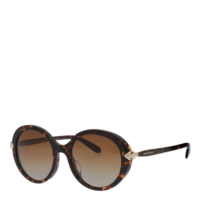 Bvlgari Women's Brown Bvlgari Sunglasses 54mm