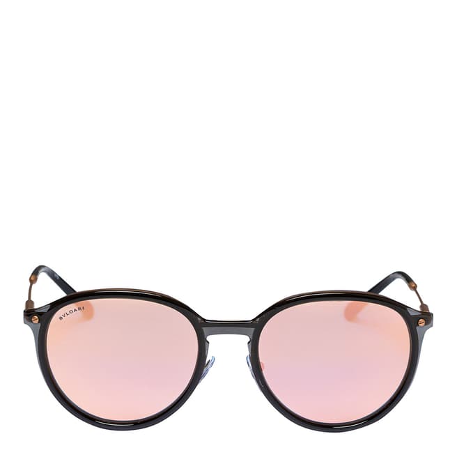 Bvlgari Women's Black/Pink Bvlgari Sunglasses 55mm