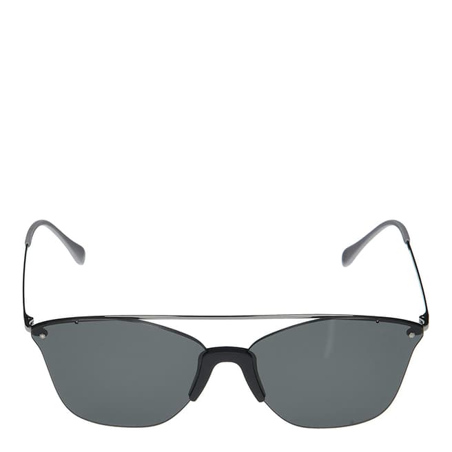 Prada Men's Grey Prada Sunglasses 64mm