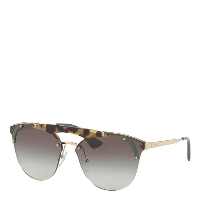 Prada Women's Grey/Gold Prada Sunglasses 42mm