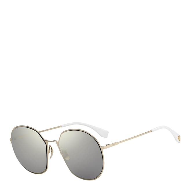 Fendi Women's Gold/Grey Fendi Sunglasses 59mm
