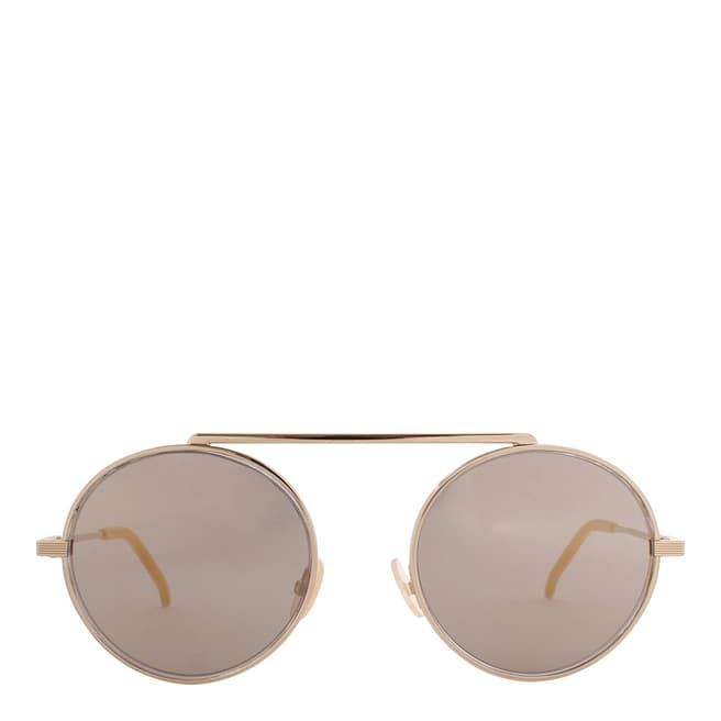 Fendi Women's Gold/Grey Fendi Sunglasses 54mm