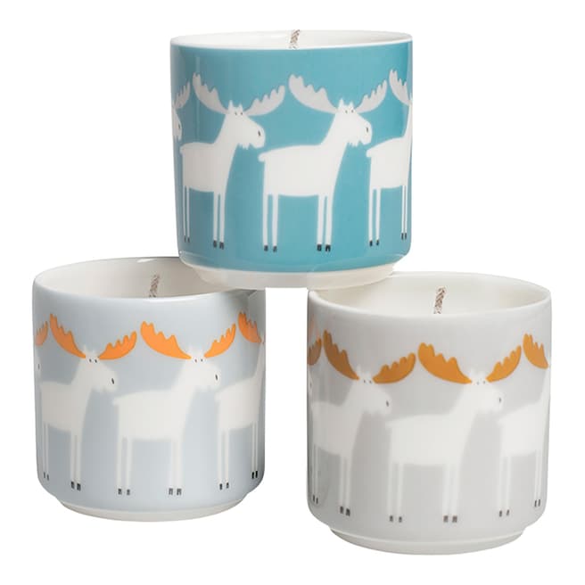 Scion Set of 3 Marty Moose Candles