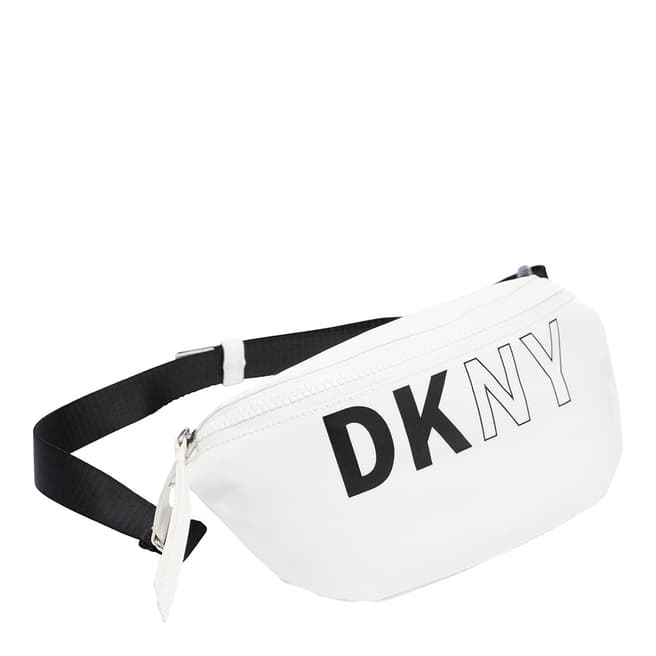 DKNY White Black Zoe Belt Bag