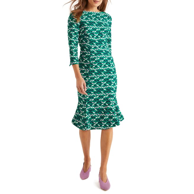 Boden Green Violette Dress