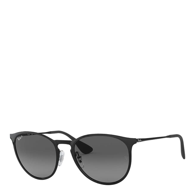 Ray-Ban Unisex Polished Black/Grey Ray-Ban Sunglasses 54mm