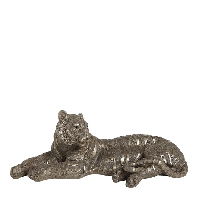 Frith Sculpture Gold Bengal Tiger Bronze Sculpture By Mitko Kavrikov