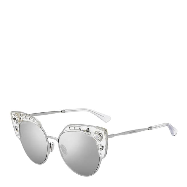 Jimmy Choo Women's Silver Jimmy Choo Sunglasses 54mm