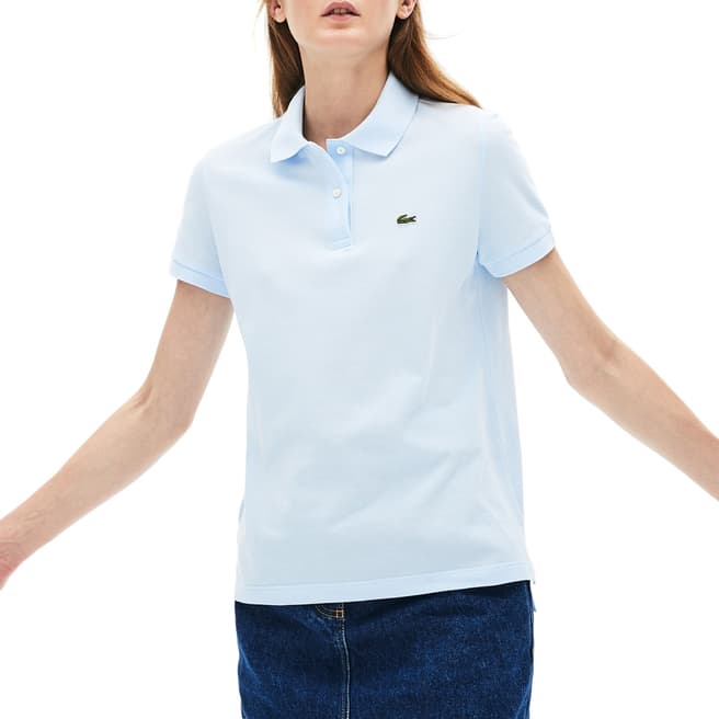Lacoste Blue Cotton Polo Shirt