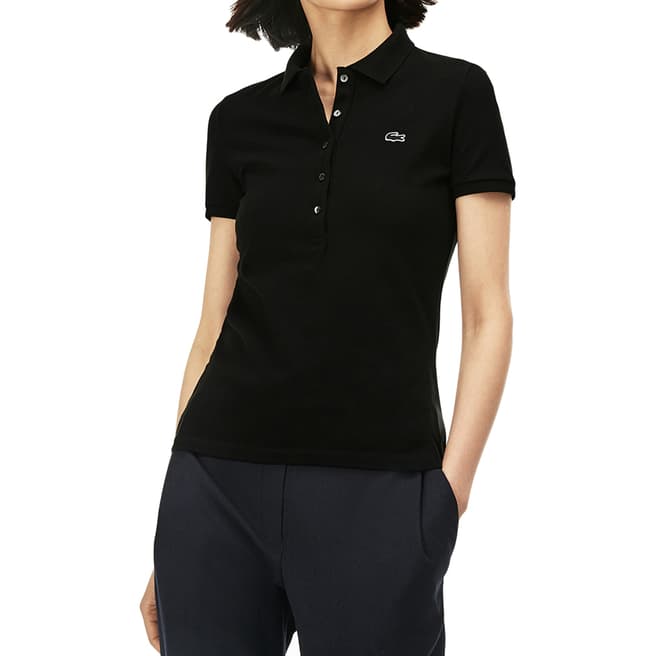 Lacoste Black Slim Fit Polo Shirt