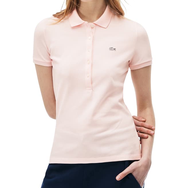 Lacoste Light Pink Slim Fit Polo Shirt