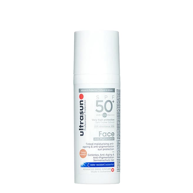 Ultrasun Face 50+ SPF Tinted Anti-Pigmentation Honey - 50ml
