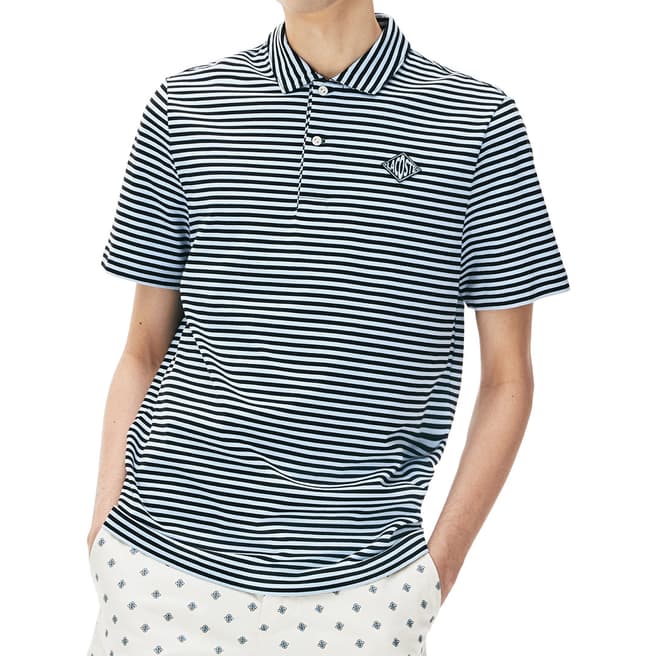 Lacoste Black Stripe Polo Shirt