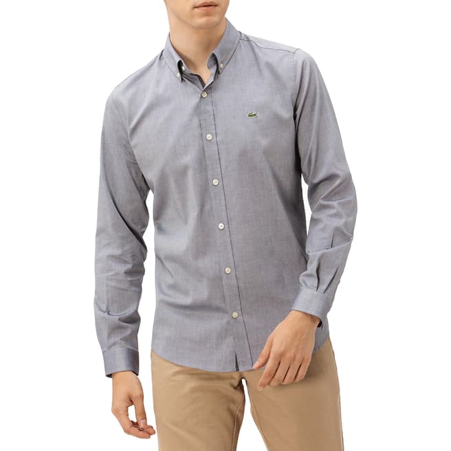 Lacoste Grey Button Down Shirt