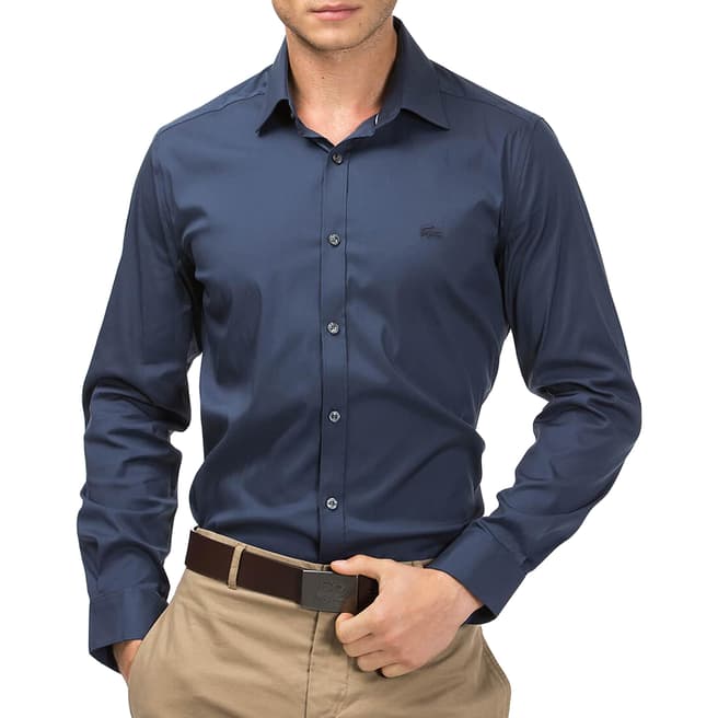Lacoste Dark Blue Button Down Shirt