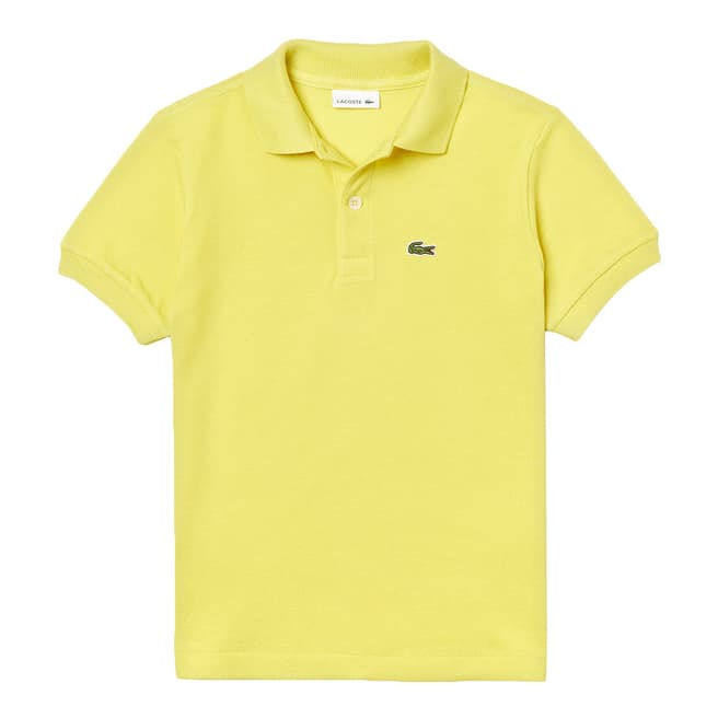 Lacoste Boy's Yellow Classic Polo