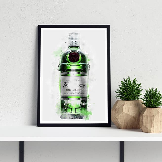 Vouvart Tanqueray Gin 44x33cm Framed Print
