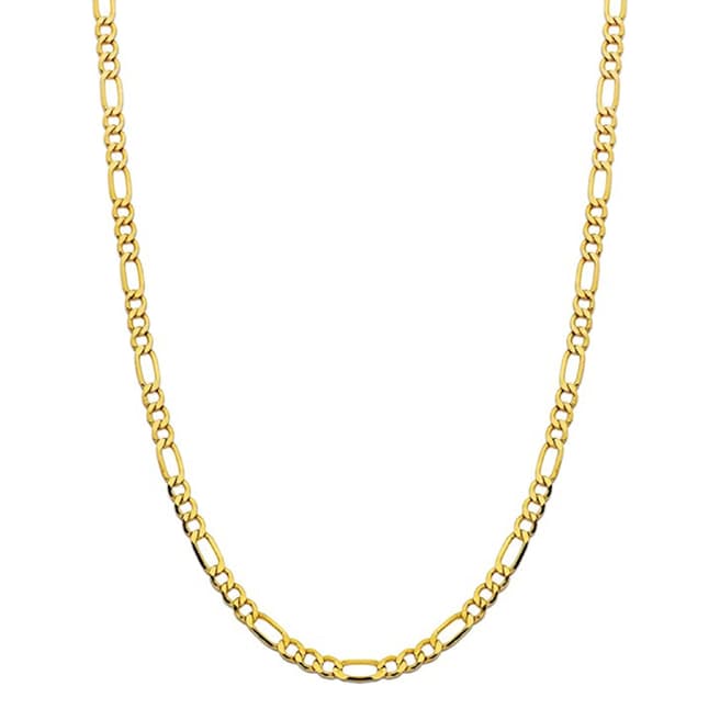 Stephen Oliver 18K Gold Plated Chain Figaro Link Necklace