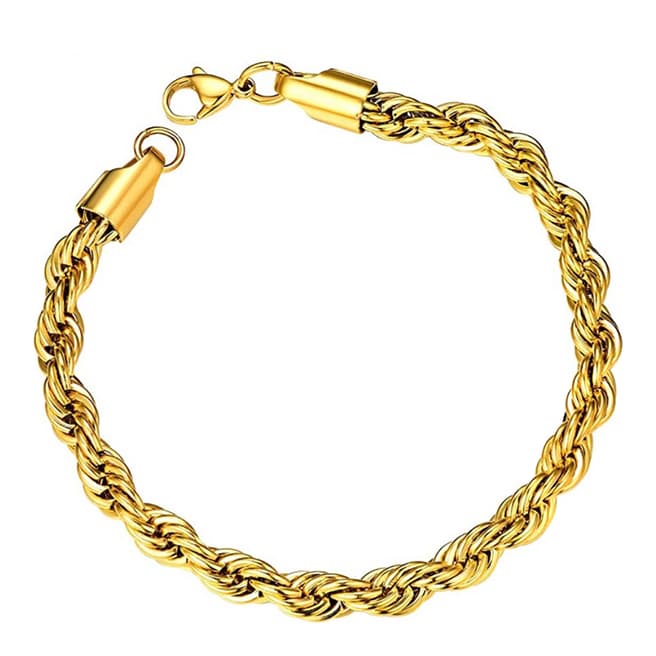 Stephen Oliver 18K Gold Plated Twist Bracelet