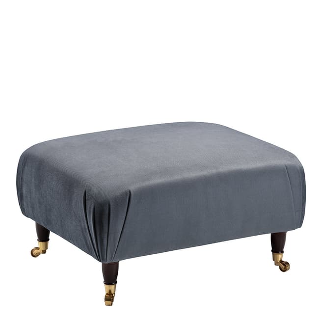 The Great Sofa Company The Piper Footstool, Velvet Cosmic