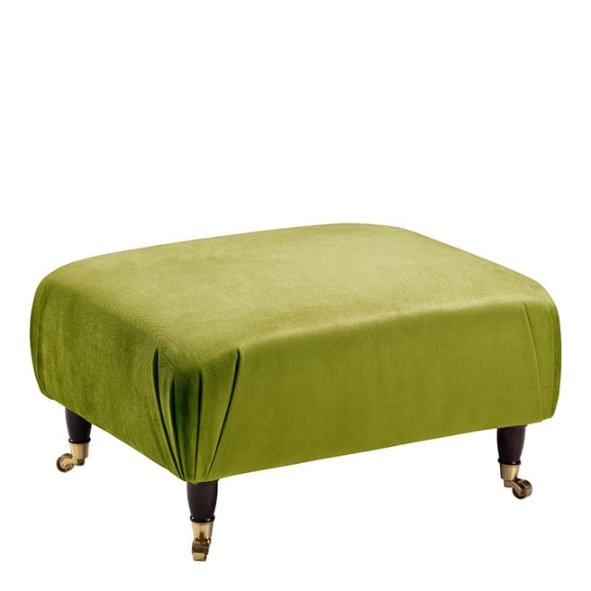 The Great Sofa Company The Piper Footstool, Velvet Grass