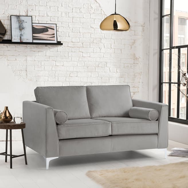 The Great Sofa Company The Icon 2 Seater Sofa, Velvet Grey