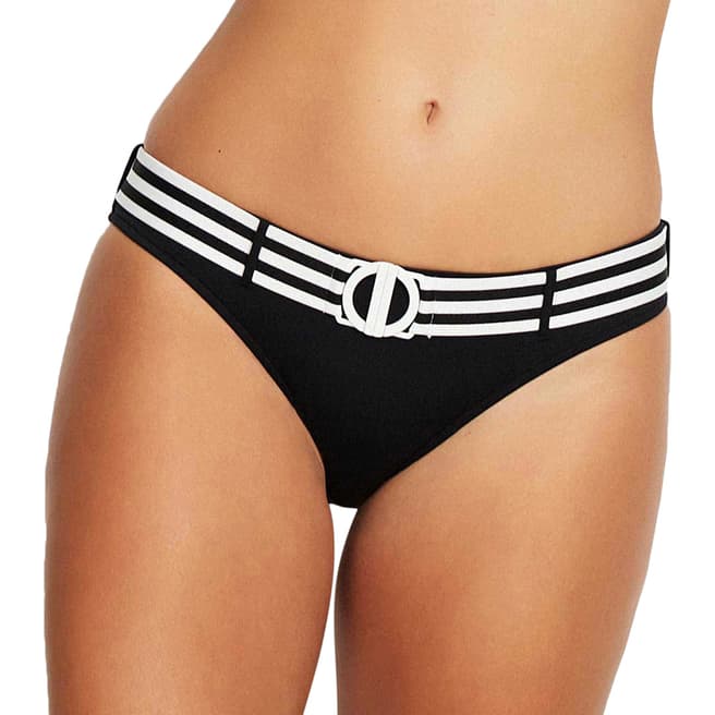 Seafolly Black Belted Hipster