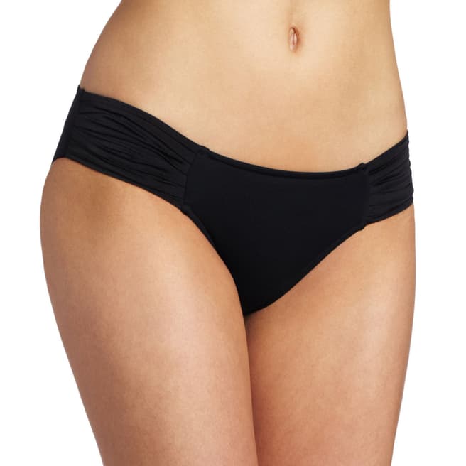 Seafolly Black Pleated Hipster
