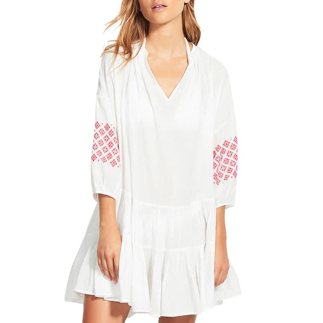 Seafolly Embroidery Sleeve Tiered Dress