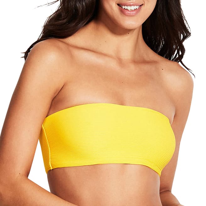 Seafolly Sunflower Essentials Tube Bandeau Bikini Top