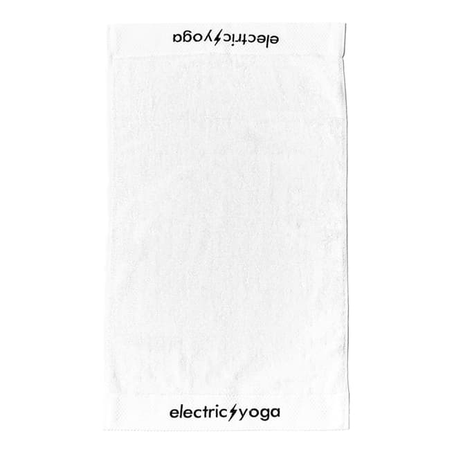 Electric Yoga White/Small Logo Legacy Sweat Towel