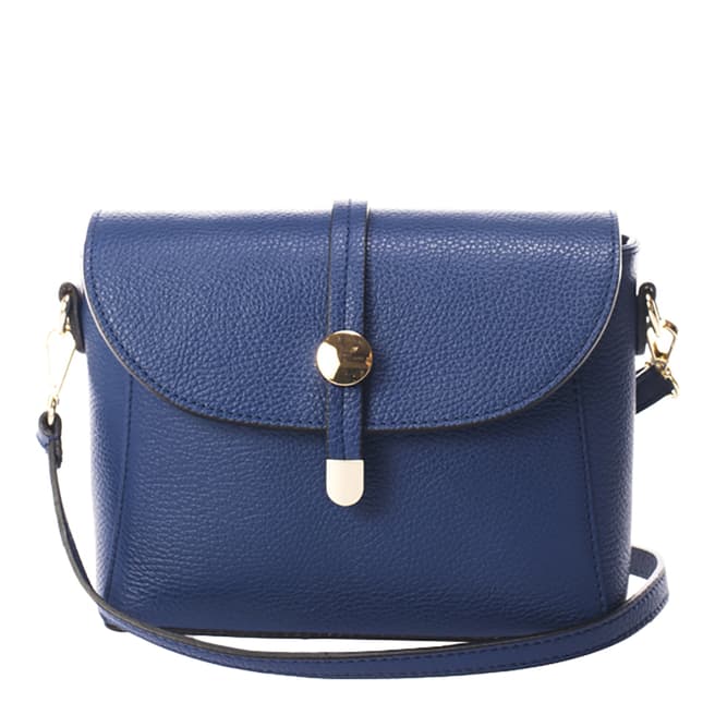 Lisa Minardi Blue Leather Crossbody Bag