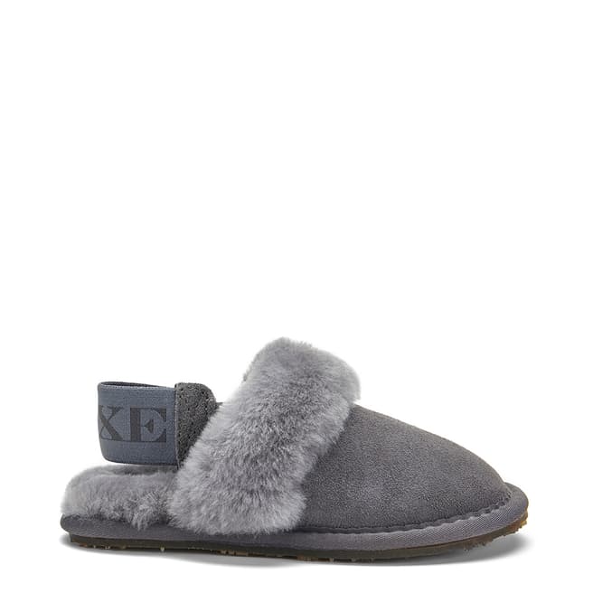 Australia Luxe Collective Kid's Grey Sling Mule Slippers