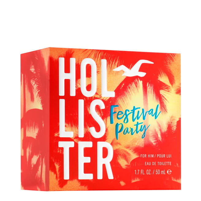Hollister Hollister FESTIVAL PARTY FOR HIM Eau de Toilette 50ml