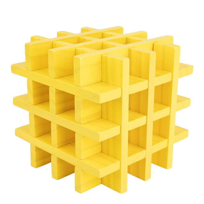 Planks2Play 45 Pieces Yellow Wooden Planks