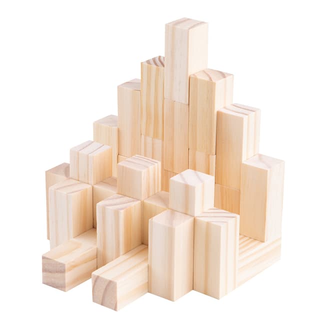 Planks2Play 30 Pieces Small Wooden Planks