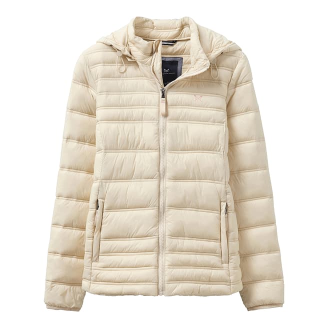 Crew Clothing Cream Quilted Lightweight Jacket