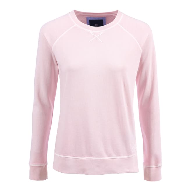 Crew Clothing Pink Pigment Dyed Sweatshirt