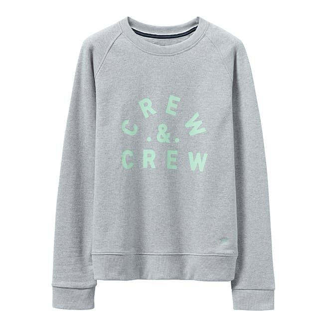 Crew Clothing Grey Graphic Crew Sweat
