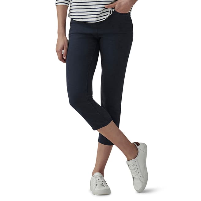 Crew Clothing Navy Cropped Stretch Jean