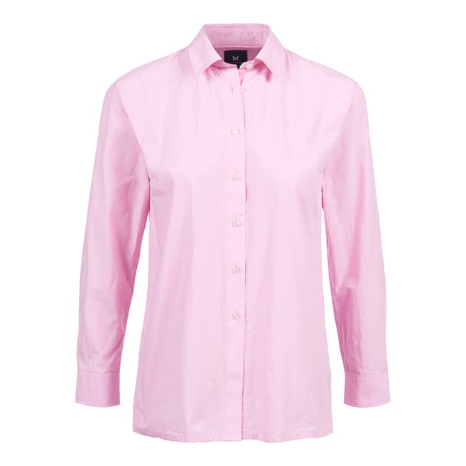 Crew Clothing Pink Cotton Shirt